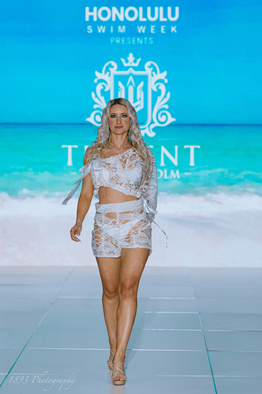 Off the Shoulder Lace Top &  Lace Shorts - Deposit