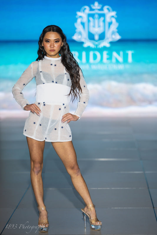 Star Waist Cincher Sheer Top &  Star Sheer Shorts - Deposit